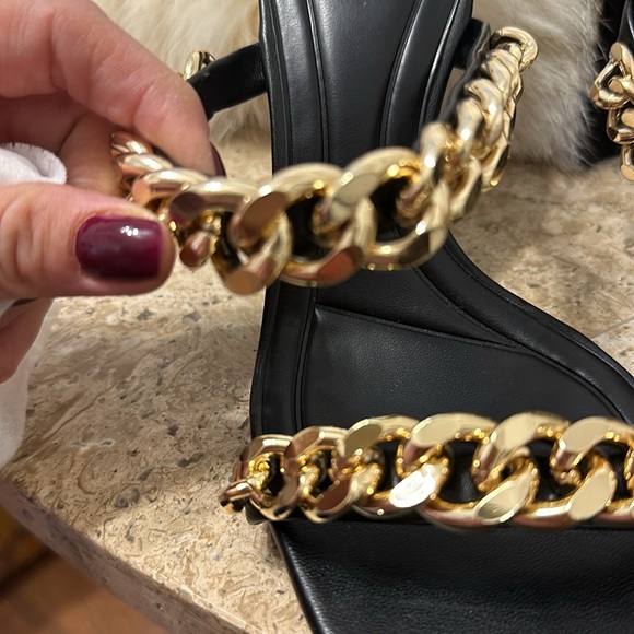 Zara gold chain sandals - Picture 5 of 6